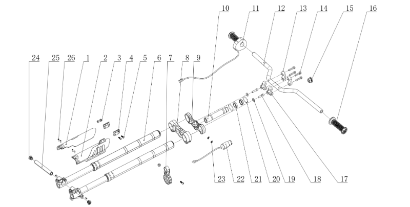 FRONT FORK Diagram